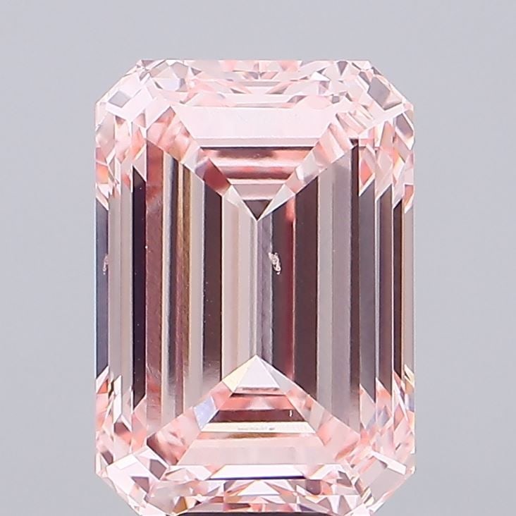 Loose Diamond - EMERALD 14.02ct Fancy Intense Pink VS1: Loose Diamond - EMERALD 14.02ct Fancy Intense Pink VS1 Source: This is a real non-mined Diamond that has been grown in a lab Shape: EMERALD Carats: 14.02 Color: Fancy Intense Pink Certification: IGI V
