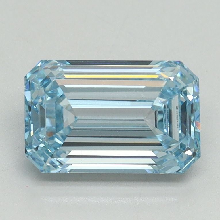 Loose Diamond - EMERALD 1.52ct Fancy Intense Blue VS1: Loose Diamond - EMERALD 1.52ct Fancy Intense Blue VS1 Source: This is a real non-mined Diamond that has been grown in a lab Shape: EMERALD Carats: 1.52 Color: Fancy Intense Blue Certification: IGI Vid