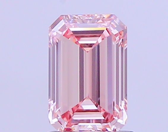 Loose Diamond - EMERALD 1.5ct Fancy Intense Pink VVS2: Loose Diamond - EMERALD 1.5ct Fancy Intense Pink VVS2 Source: This is a real non-mined Diamond that has been grown in a lab Shape: EMERALD Carats: 1.5 Color: Fancy Intense Pink Certification: IGI Vide
