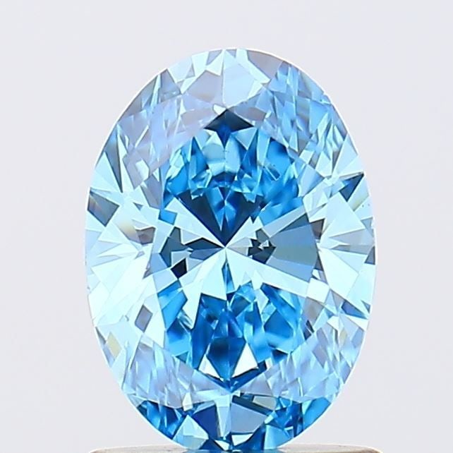 Loose Diamond - OVAL 1.02ct Fancy Vivid Blue VVS2: Loose Diamond - OVAL 1.02ct Fancy Vivid Blue VVS2 Source: This is a real non-mined Diamond that has been grown in a lab Shape: OVAL Carats: 1.02 Color: Fancy Vivid Blue Certification: IGI Video: