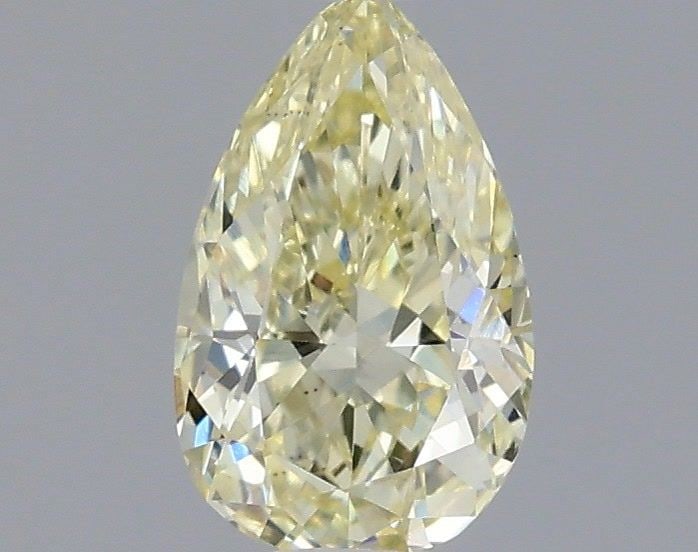 Loose Diamond - PEAR 0.44ct Fancy Yellow VS2: Loose Diamond - PEAR 0.44ct Fancy Yellow VS2 Source: This is a real non-mined Diamond that has been grown in a lab Shape: PEAR Carats: 0.44 Color: Fancy Yellow Certification: IGI Video: