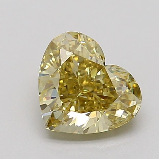 Loose Diamond - HEART 1.55ct Fancy Intense Gray Yellow VS1: Loose Diamond - HEART 1.55ct Fancy Intense Gray Yellow VS1 Source: This is a real non-mined Diamond that has been grown in a lab Shape: HEART Carats: 1.55 Color: Fancy Intense Gray Yellow Certificatio