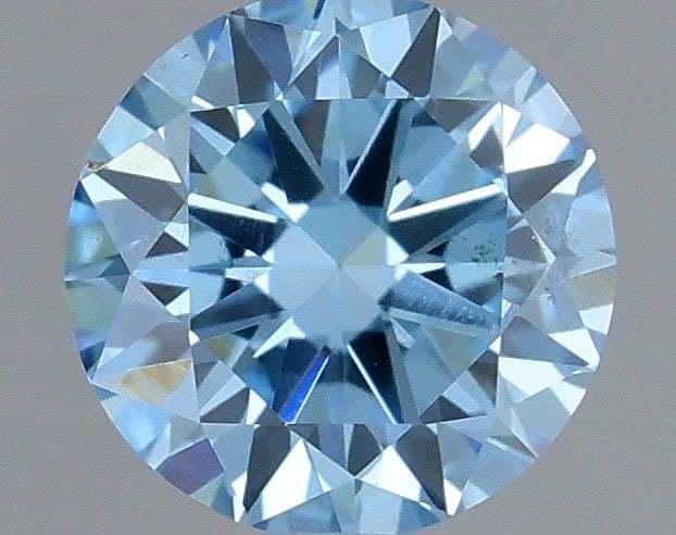 Loose Diamond - ROUND 0.3ct Fancy Vivid Blue VS2: Loose Diamond - ROUND 0.3ct Fancy Vivid Blue VS2 Source: This is a real non-mined Diamond that has been grown in a lab Shape: ROUND Carats: 0.3 Color: Fancy Vivid Blue Certification: IGI Video: