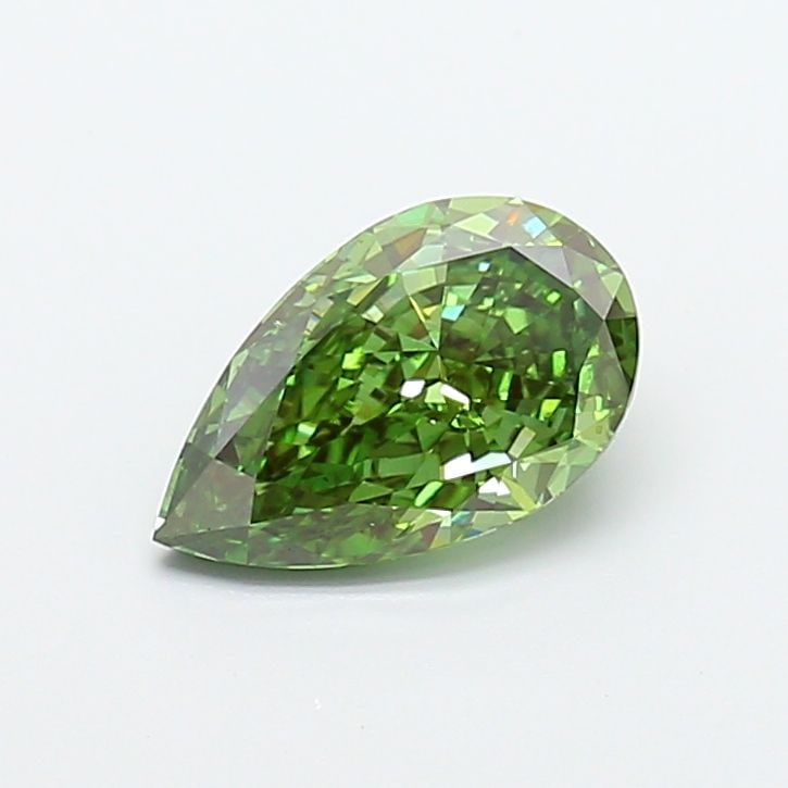 Loose Diamond - PEAR 2.0ct Fancy Vivid Green VS1: Loose Diamond - PEAR 2.0ct Fancy Vivid Green VS1 Source: This is a real non-mined Diamond that has been grown in a lab Shape: PEAR Carats: 2.0 Color: Fancy Vivid Green Certification: IGI Video: