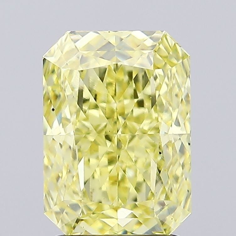 Loose Diamond - RADIANT 2.06ct Fancy Intense Yellow VS2: Loose Diamond - RADIANT 2.06ct Fancy Intense Yellow VS2 Source: This is a real non-mined Diamond that has been grown in a lab Shape: RADIANT Carats: 2.06 Color: Fancy Intense Yellow Certification: IGI