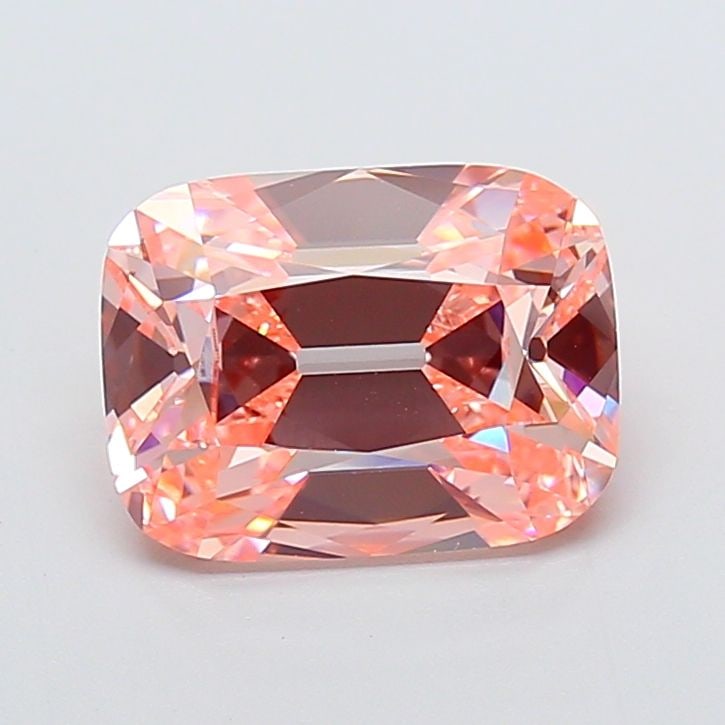 Loose Diamond - CUSHION BRILLIANT 4.02ct Fancy Intense Pink VS1: Loose Diamond - CUSHION BRILLIANT 4.02ct Fancy Intense Pink VS1 Source: This is a real non-mined Diamond that has been grown in a lab Shape: CUSHION BRILLIANT Carats: 4.02 Color: Fancy Intense Pink Ce