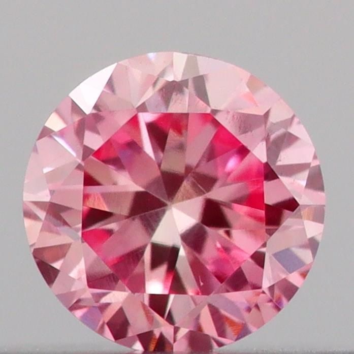 Loose Diamond - ROUND 0.16ct Fancy Vivid Pink VVS2: Loose Diamond - ROUND 0.16ct Fancy Vivid Pink VVS2 Source: This is a real non-mined Diamond that has been grown in a lab Shape: ROUND Carats: 0.16 Color: Fancy Vivid Pink Certification: IGI Video: