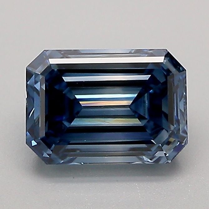 Loose Diamond - EMERALD 1.38ct Fancy Deep Blue VVS1: Loose Diamond - EMERALD 1.38ct Fancy Deep Blue VVS1 Source: This is a real non-mined Diamond that has been grown in a lab Shape: EMERALD Carats: 1.38 Color: Fancy Deep Blue Certification: IGI Video: