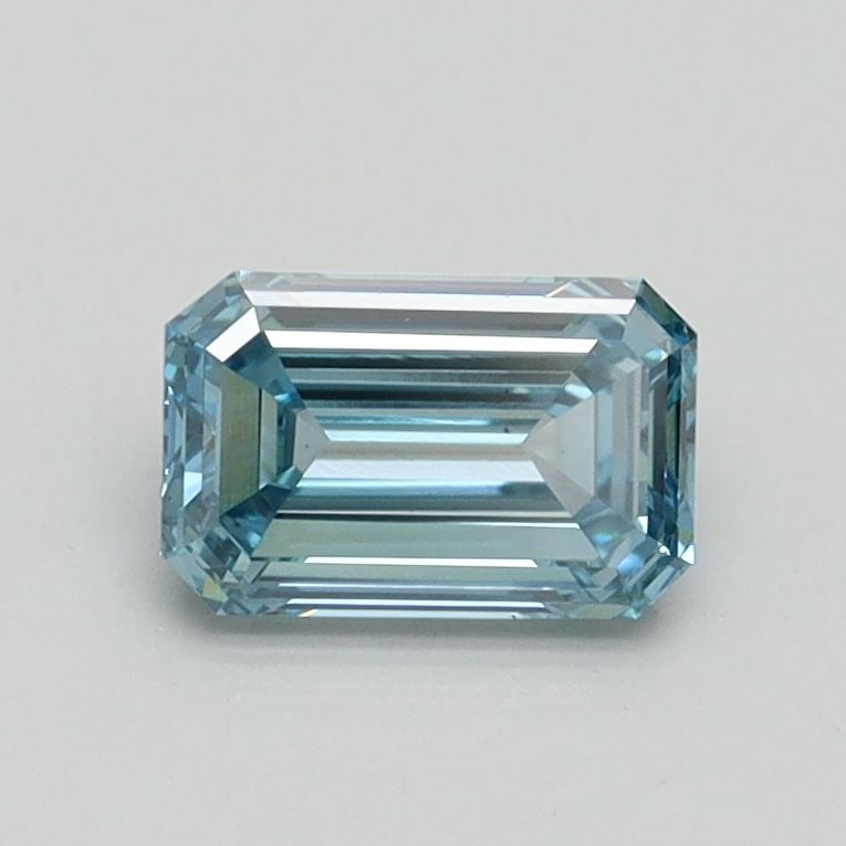 Loose Diamond - EMERALD 0.74ct Fancy Intense Blue VS1 (1 of 1)
