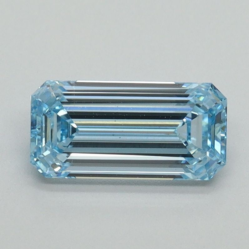 Loose Diamond - EMERALD 1.01ct Fancy Intense Blue VS2: Loose Diamond - EMERALD 1.01ct Fancy Intense Blue VS2 Source: This is a real non-mined Diamond that has been grown in a lab Shape: EMERALD Carats: 1.01 Color: Fancy Intense Blue Certification: IGI Vid