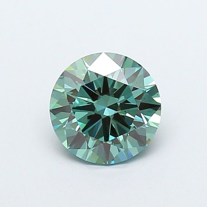 Loose Diamond - ROUND 1.16ct Fancy Vivid Green VS1: Loose Diamond - ROUND 1.16ct Fancy Vivid Green VS1 Source: This is a real non-mined Diamond that has been grown in a lab Shape: ROUND Carats: 1.16 Color: Fancy Vivid Green Certification: IGI Video:
