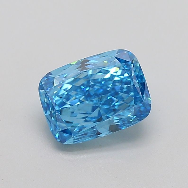 Loose Diamond - CUSHION MODIFIED 2.28ct Fancy Vivid Blue VVS2: Loose Diamond - CUSHION MODIFIED 2.28ct Fancy Vivid Blue VVS2 Source: This is a real non-mined Diamond that has been grown in a lab Shape: CUSHION MODIFIED Carats: 2.28 Color: Fancy Vivid Blue Certifi
