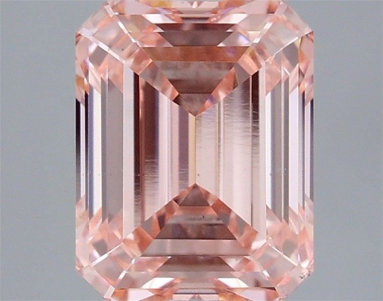 Loose Diamond - EMERALD 3.03ct Fancy Vivid Pink VS2: Loose Diamond - EMERALD 3.03ct Fancy Vivid Pink VS2 Source: This is a real non-mined Diamond that has been grown in a lab Shape: EMERALD Carats: 3.03 Color: Fancy Vivid Pink Certification: IGI Video: