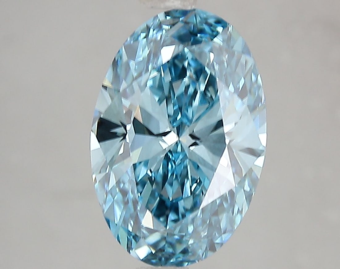 Loose Diamond - OVAL 3.01ct Fancy Vivid Blue VS2: Loose Diamond - OVAL 3.01ct Fancy Vivid Blue VS2 Source: This is a real non-mined Diamond that has been grown in a lab Shape: OVAL Carats: 3.01 Color: Fancy Vivid Blue Certification: IGI Video:
