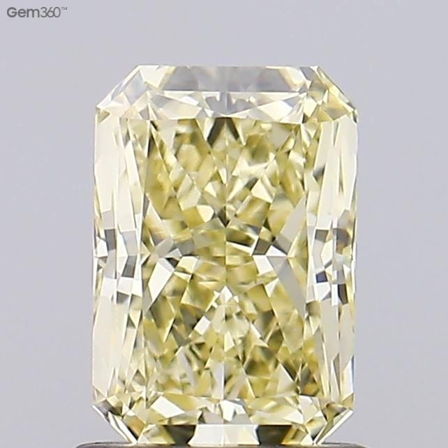 Loose Diamond - RADIANT 1.13ct Fancy Yellow VS1: Loose Diamond - RADIANT 1.13ct Fancy Yellow VS1 Source: This is a real non-mined Diamond that has been grown in a lab Shape: RADIANT Carats: 1.13 Color: Fancy Yellow Certification: IGI Video: