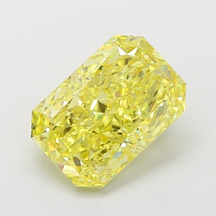 Loose Diamond - RADIANT 4.29ct Fancy Intense Yellow VS1: Loose Diamond - RADIANT 4.29ct Fancy Intense Yellow VS1 Source: This is a real non-mined Diamond that has been grown in a lab Shape: RADIANT Carats: 4.29 Color: Fancy Intense Yellow Certification: IGI