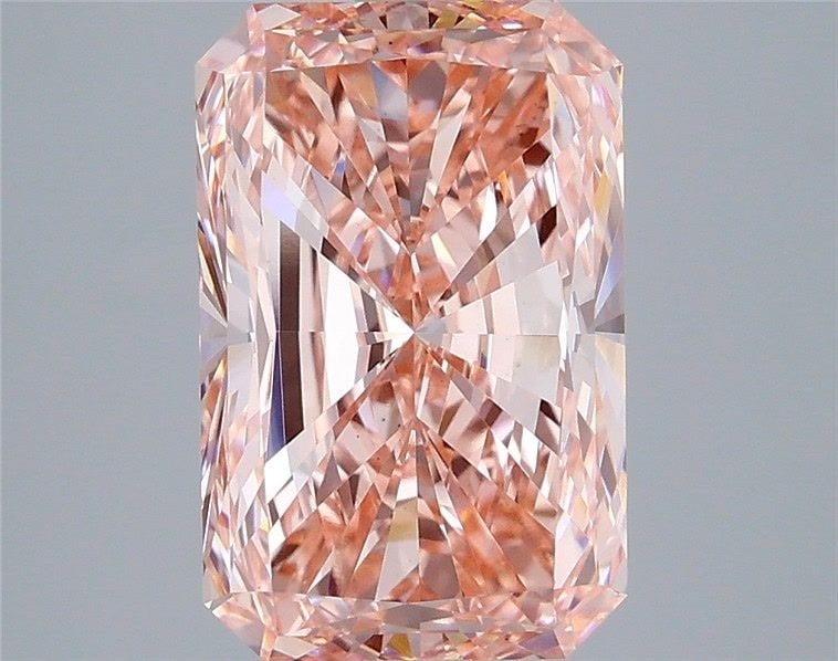 Loose Diamond - RADIANT 4.01ct Fancy Vivid Pink VS1: Loose Diamond - RADIANT 4.01ct Fancy Vivid Pink VS1 Source: This is a real non-mined Diamond that has been grown in a lab Shape: RADIANT Carats: 4.01 Color: Fancy Vivid Pink Certification: IGI Video: