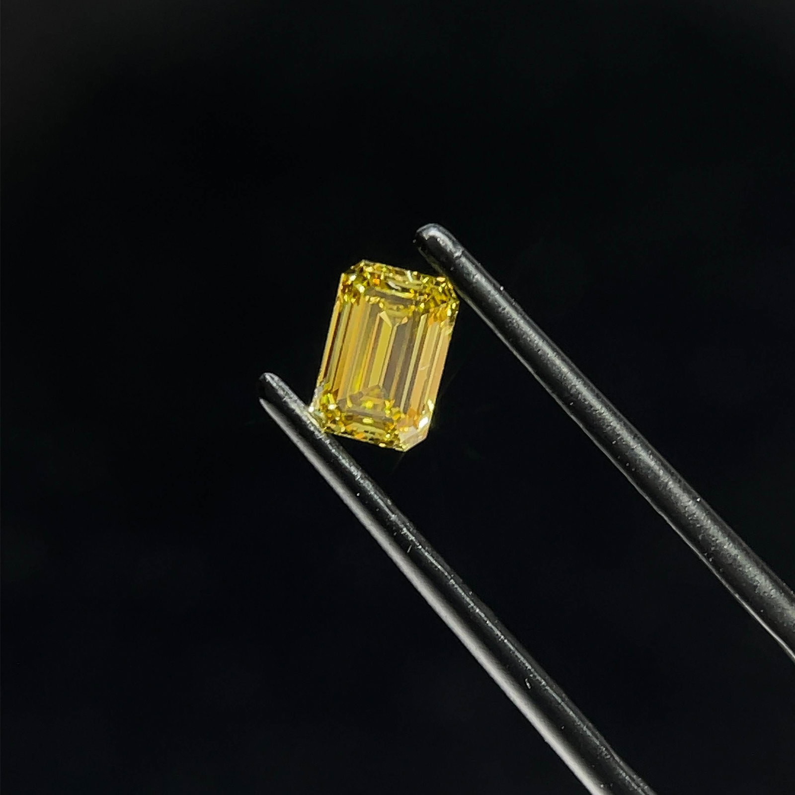 Loose Diamond - EMERALD 0.74ct Fancy Gray Yellow VS1 (1 of 1)
