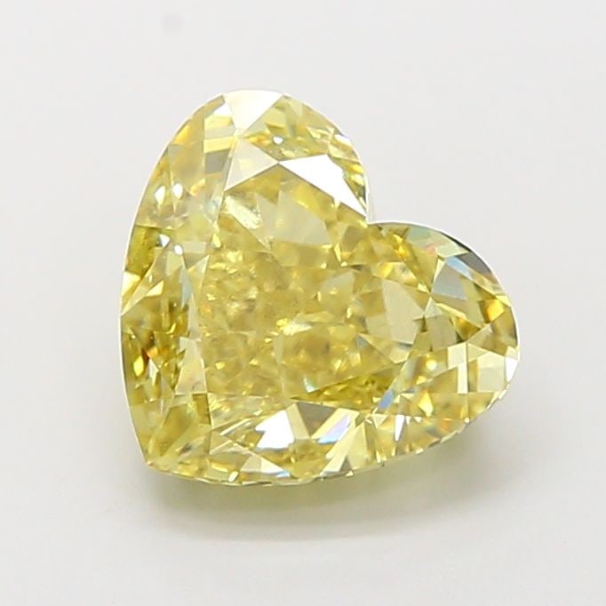 Loose Diamond - HEART 4.29ct Fancy Intense Yellow VS1: Loose Diamond - HEART 4.29ct Fancy Intense Yellow VS1 Source: This is a real non-mined Diamond that has been grown in a lab Shape: HEART Carats: 4.29 Color: Fancy Intense Yellow Certification: IGI Vid