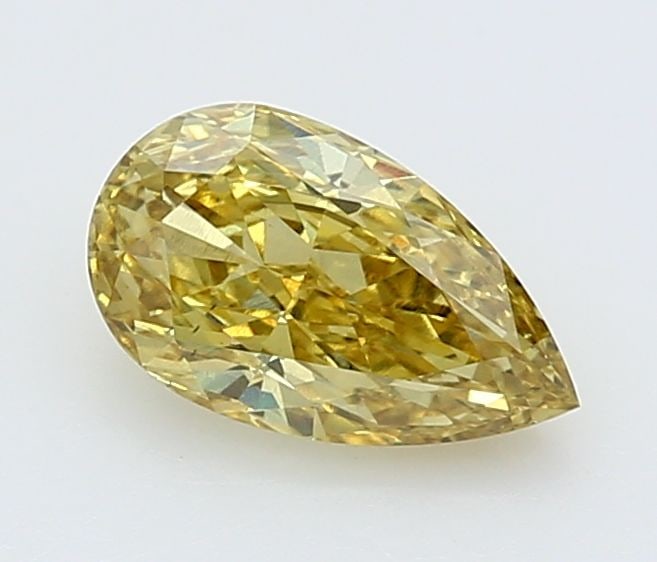 Loose Diamond - PEAR 1.23ct Fancy Vivid Yellow VS1: Loose Diamond - PEAR 1.23ct Fancy Vivid Yellow VS1 Source: This is a real non-mined Diamond that has been grown in a lab Shape: PEAR Carats: 1.23 Color: Fancy Vivid Yellow Certification: IGI Video: