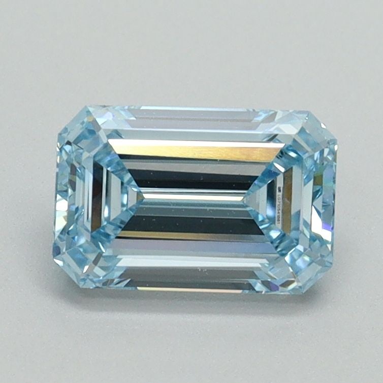 Loose Diamond - EMERALD 1.13ct Fancy Intense Blue VVS2: Loose Diamond - EMERALD 1.13ct Fancy Intense Blue VVS2 Source: This is a real non-mined Diamond that has been grown in a lab Shape: EMERALD Carats: 1.13 Color: Fancy Intense Blue Certification: IGI Vi