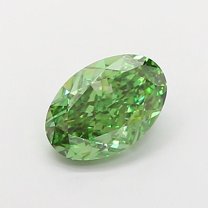 Loose Diamond - OVAL 2.02ct Fancy Vivid Green VVS2: Loose Diamond - OVAL 2.02ct Fancy Vivid Green VVS2 Source: This is a real non-mined Diamond that has been grown in a lab Shape: OVAL Carats: 2.02 Color: Fancy Vivid Green Certification: IGI Video: