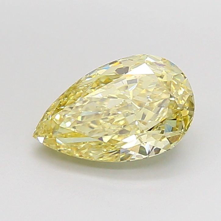 Loose Diamond - PEAR 3.08ct Fancy Yellow VS1: Loose Diamond - PEAR 3.08ct Fancy Yellow VS1 Source: This is a real non-mined Diamond that has been grown in a lab Shape: PEAR Carats: 3.08 Color: Fancy Yellow Certification: IGI Video: