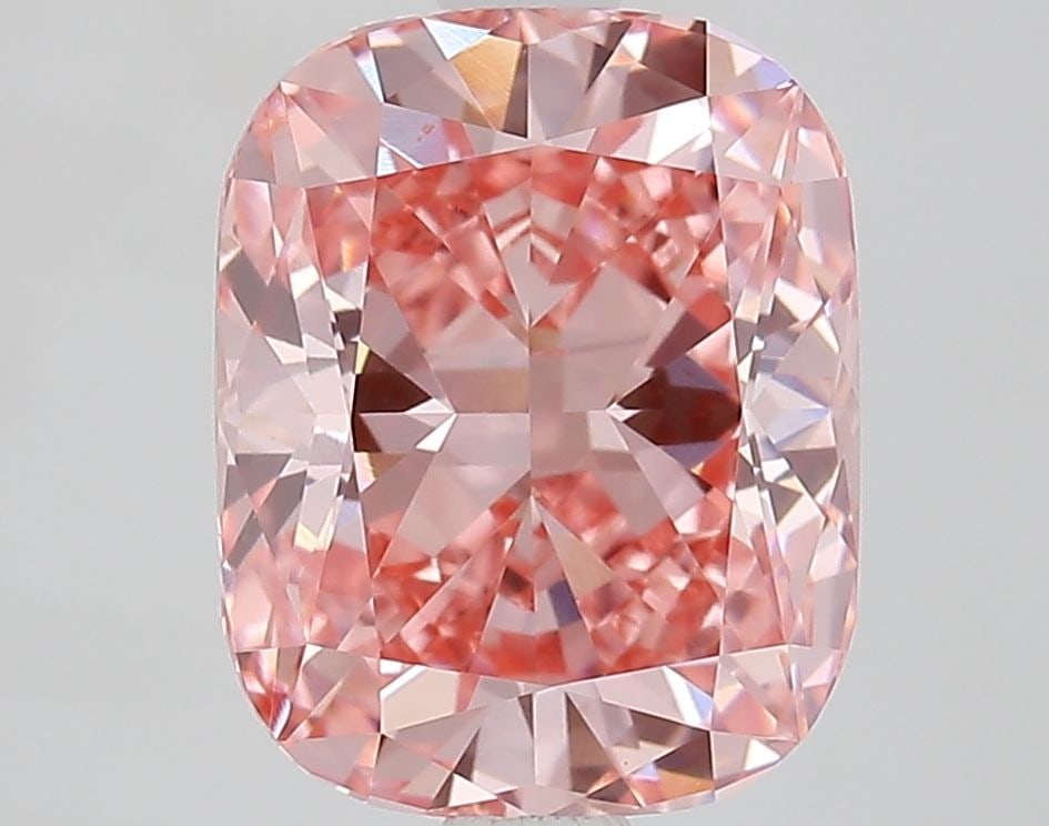 Loose Diamond - CUSHION MODIFIED 2.54ct Fancy Vivid Pink VS1: Loose Diamond - CUSHION MODIFIED 2.54ct Fancy Vivid Pink VS1 Source: This is a real non-mined Diamond that has been grown in a lab Shape: CUSHION MODIFIED Carats: 2.54 Color: Fancy Vivid Pink Certific