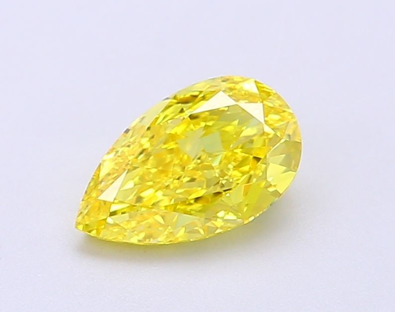 Loose Diamond - PEAR 1.08ct Fancy Vivid Yellow VS1: Loose Diamond - PEAR 1.08ct Fancy Vivid Yellow VS1 Source: This is a real non-mined Diamond that has been grown in a lab Shape: PEAR Carats: 1.08 Color: Fancy Vivid Yellow Certification: IGI Video:
