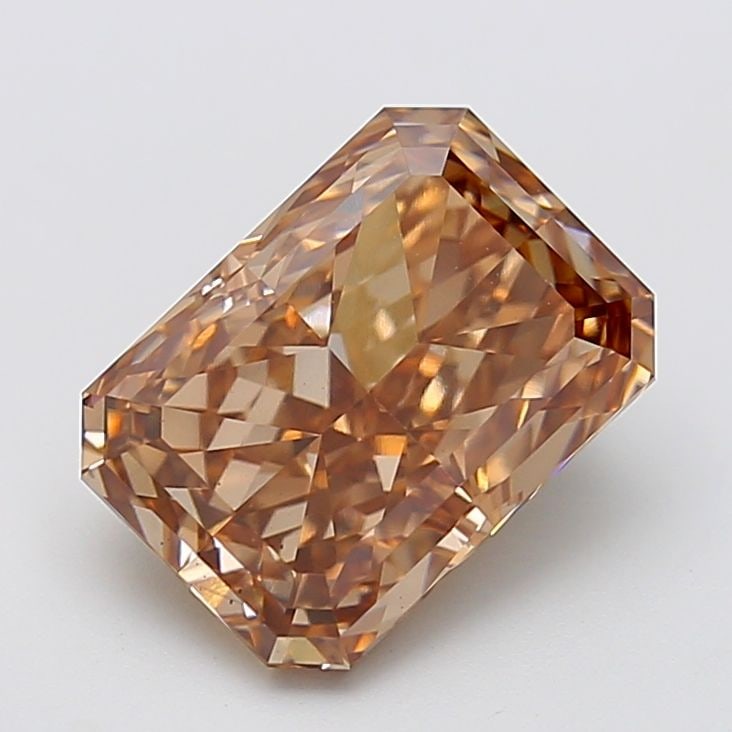 Loose Diamond - RADIANT 5.02ct Fancy Brown VS2: Loose Diamond - RADIANT 5.02ct Fancy Brown VS2 Source: This is a real non-mined Diamond that has been grown in a lab Shape: RADIANT Carats: 5.02 Color: Fancy Brown Certification: IGI Video: