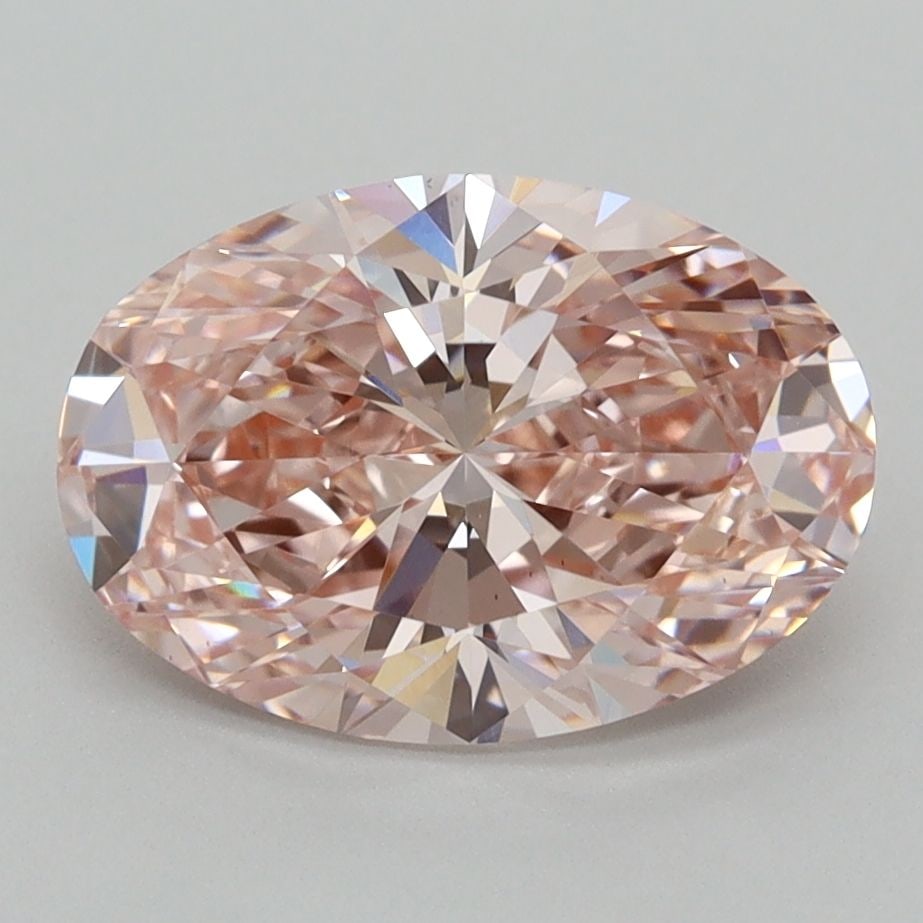 Loose Diamond - OVAL 2.55ct Fancy Intense Pink VS1: Loose Diamond - OVAL 2.55ct Fancy Intense Pink VS1 Source: This is a real non-mined Diamond that has been grown in a lab Shape: OVAL Carats: 2.55 Color: Fancy Intense Pink Certification: IGI Video: