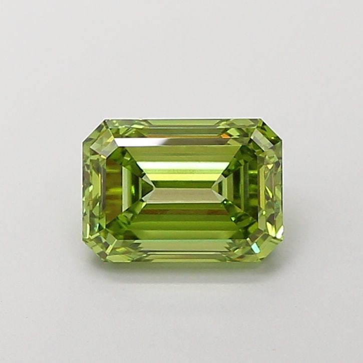 Loose Diamond - EMERALD 2.91ct Fancy Vivid Green VVS2: Loose Diamond - EMERALD 2.91ct Fancy Vivid Green VVS2 Source: This is a real non-mined Diamond that has been grown in a lab Shape: EMERALD Carats: 2.91 Color: Fancy Vivid Green Certification: IGI Vide