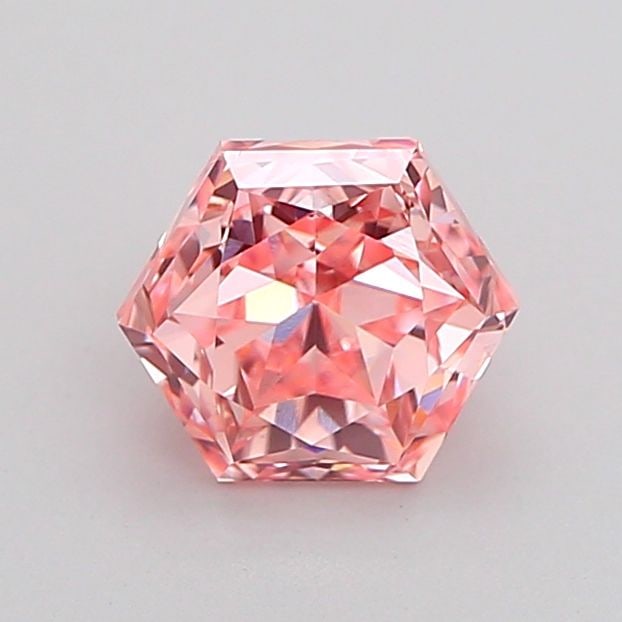 Loose Diamond - HEXAGONAL 1.01ct Fancy Intense Pink VS1: Loose Diamond - HEXAGONAL 1.01ct Fancy Intense Pink VS1 Source: This is a real non-mined Diamond that has been grown in a lab Shape: HEXAGONAL Carats: 1.01 Color: Fancy Intense Pink Certification: IGI