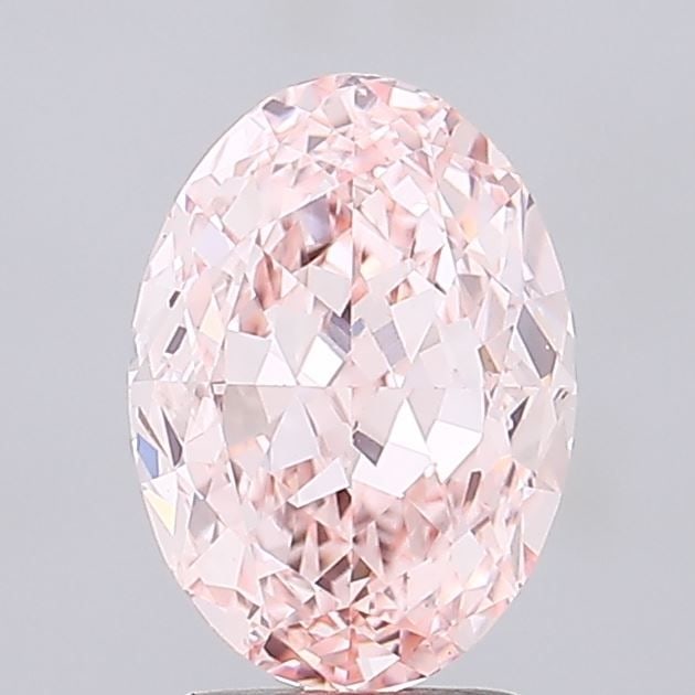 Loose Diamond - OVAL 3.4ct Fancy Vivid Pink VS1: Loose Diamond - OVAL 3.4ct Fancy Vivid Pink VS1 Source: This is a real non-mined Diamond that has been grown in a lab Shape: OVAL Carats: 3.4 Color: Fancy Vivid Pink Certification: IGI Video: