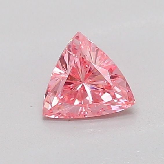 Loose Diamond - TRIANGULAR 0.25ct Fancy Vivid Pink SI1: Loose Diamond - TRIANGULAR 0.25ct Fancy Vivid Pink SI1 Source: This is a real non-mined Diamond that has been grown in a lab Shape: TRIANGULAR Carats: 0.25 Color: Fancy Vivid Pink Certification: IGI T