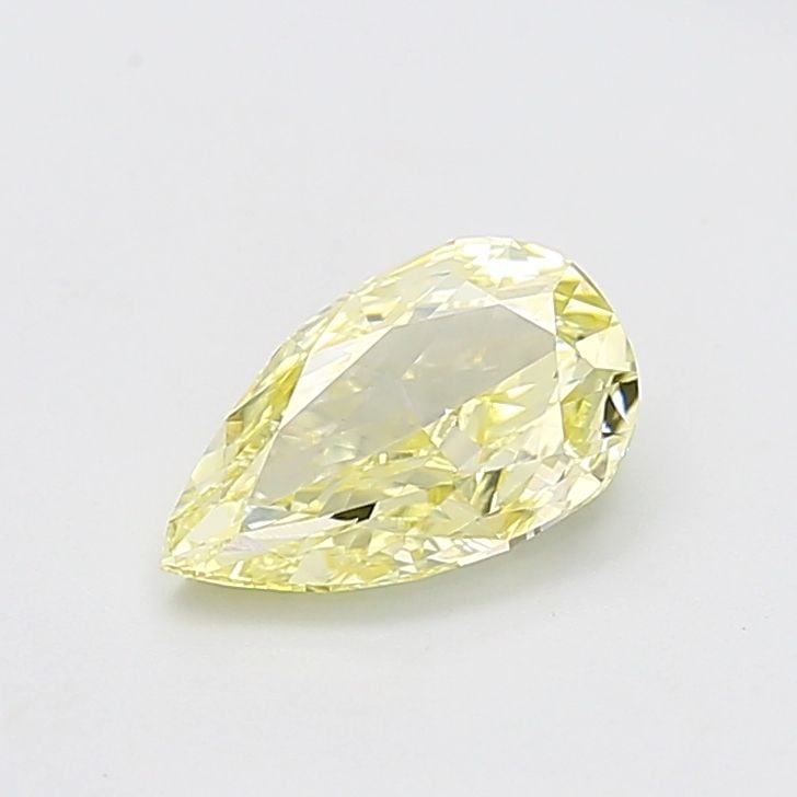 Loose Diamond - PEAR 1.51ct Fancy Light Yellow VVS2: Loose Diamond - PEAR 1.51ct Fancy Light Yellow VVS2 Source: This is a real non-mined Diamond that has been grown in a lab Shape: PEAR Carats: 1.51 Color: Fancy Light Yellow Certification: IGI Video: