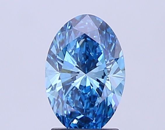 Loose Diamond - OVAL 2.03ct Fancy Vivid Blue SI1: Loose Diamond - OVAL 2.03ct Fancy Vivid Blue SI1 Source: This is a real non-mined Diamond that has been grown in a lab Shape: OVAL Carats: 2.03 Color: Fancy Vivid Blue Certification: IGI Video: