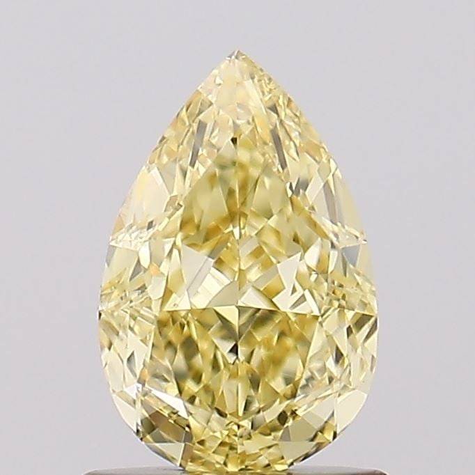 Loose Diamond - PEAR 1.03ct Fancy Yellow VS1: Loose Diamond - PEAR 1.03ct Fancy Yellow VS1 Source: This is a real non-mined Diamond that has been grown in a lab Shape: PEAR Carats: 1.03 Color: Fancy Yellow Certification: IGI Video: