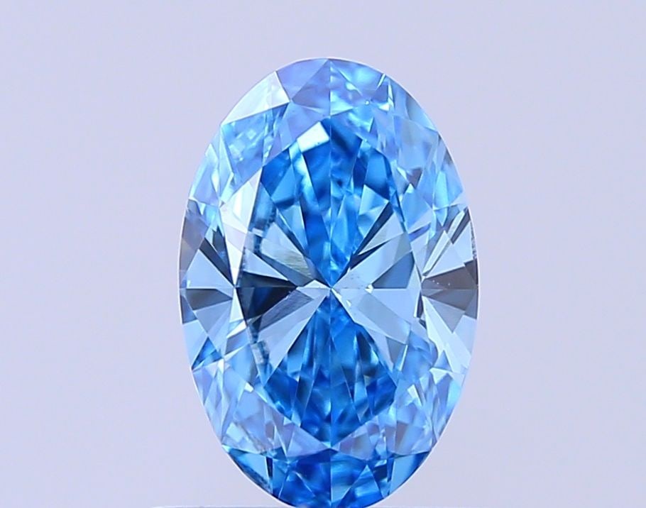 Loose Diamond - OVAL 0.7ct Fancy Blue VS2: Loose Diamond - OVAL 0.7ct Fancy Blue VS2 Source: This is a real non-mined Diamond that has been grown in a lab Shape: OVAL Carats: 0.7 Color: Fancy Blue Certification: NONE Video: