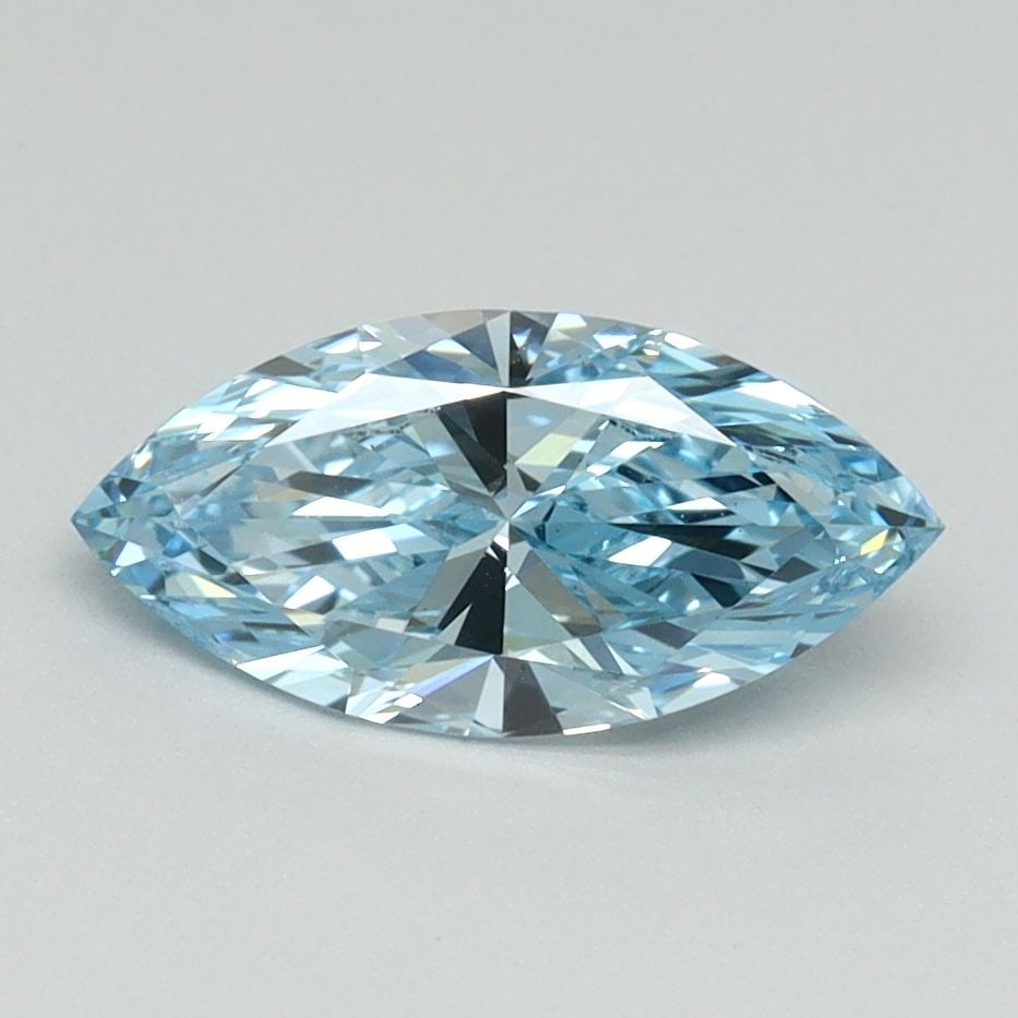 Loose Diamond - MARQUISE 1.0ct Fancy Vivid Blue VS1: Loose Diamond - MARQUISE 1.0ct Fancy Vivid Blue VS1 Source: This is a real non-mined Diamond that has been grown in a lab Shape: MARQUISE Carats: 1.0 Color: Fancy Vivid Blue Certification: IGI Video: