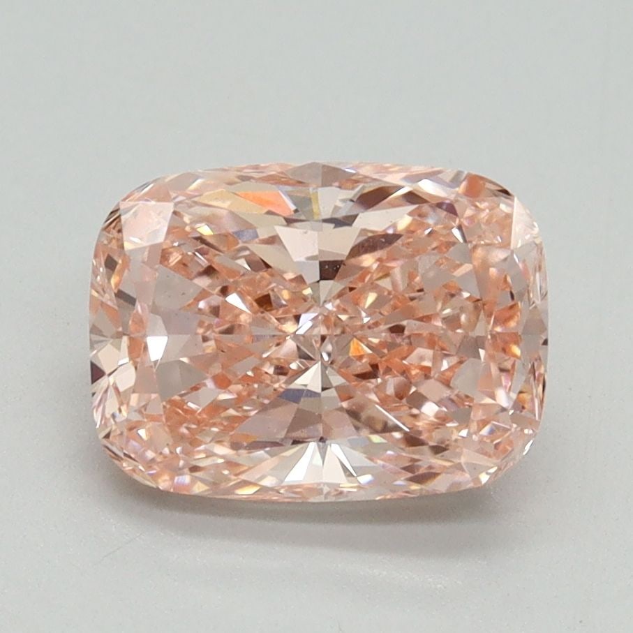 Loose Diamond - CUSHION MODIFIED 2.05ct Fancy Intense Pink VS1: Loose Diamond - CUSHION MODIFIED 2.05ct Fancy Intense Pink VS1 Source: This is a real non-mined Diamond that has been grown in a lab Shape: CUSHION MODIFIED Carats: 2.05 Color: Fancy Intense Pink Cert