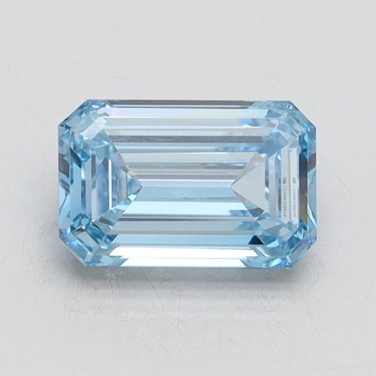 Loose Diamond - EMERALD 1.0ct Fancy Intense Blue VS1: Loose Diamond - EMERALD 1.0ct Fancy Intense Blue VS1 Source: This is a real non-mined Diamond that has been grown in a lab Shape: EMERALD Carats: 1.0 Color: Fancy Intense Blue Certification: IGI Video