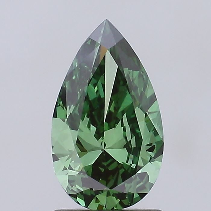 Loose Diamond - PEAR 1.05ct Fancy Vivid Green VS1: Loose Diamond - PEAR 1.05ct Fancy Vivid Green VS1 Source: This is a real non-mined Diamond that has been grown in a lab Shape: PEAR Carats: 1.05 Color: Fancy Vivid Green Certification: IGI Video: