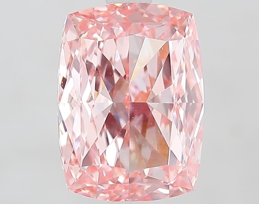 Loose Diamond - CUSHION MODIFIED 2.51ct Fancy Vivid Pink VS1: Loose Diamond - CUSHION MODIFIED 2.51ct Fancy Vivid Pink VS1 Source: This is a real non-mined Diamond that has been grown in a lab Shape: CUSHION MODIFIED Carats: 2.51 Color: Fancy Vivid Pink Certific