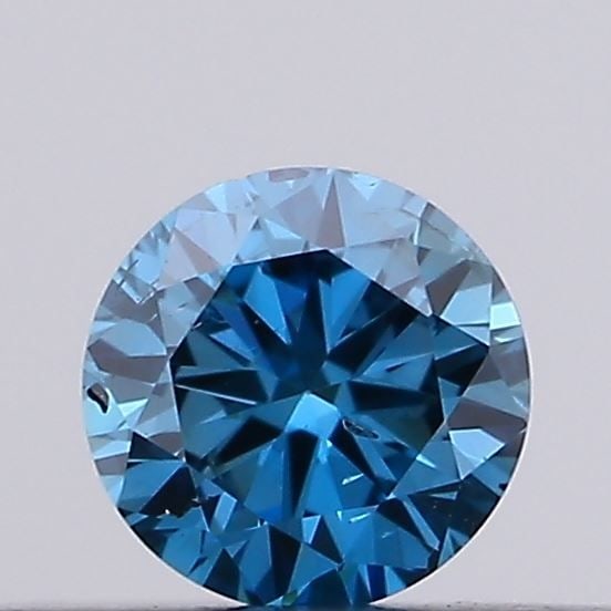 Loose Diamond - ROUND 0.13ct Fancy Vivid Blue SI2: Loose Diamond - ROUND 0.13ct Fancy Vivid Blue SI2 Source: This is a real non-mined Diamond that has been grown in a lab Shape: ROUND Carats: 0.13 Color: Fancy Vivid Blue Certification: IGI Video: