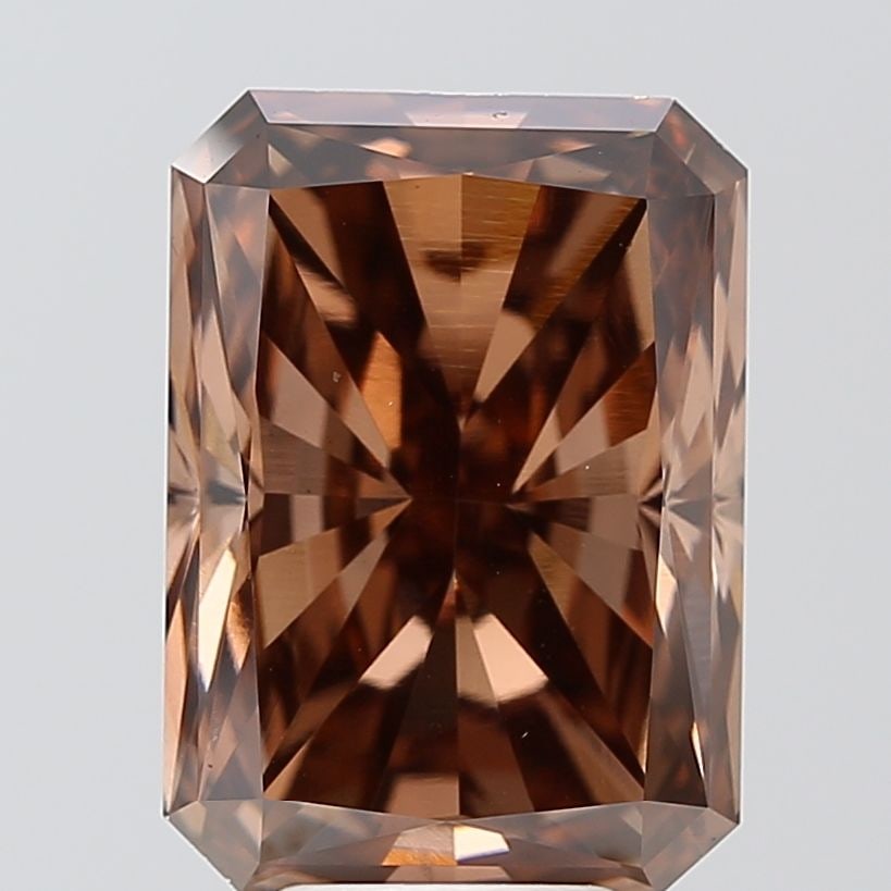 Loose Diamond - RADIANT 7.19ct Fancy Brown VS1: Loose Diamond - RADIANT 7.19ct Fancy Brown VS1 Source: This is a real non-mined Diamond that has been grown in a lab Shape: RADIANT Carats: 7.19 Color: Fancy Brown Certification: IGI Video: