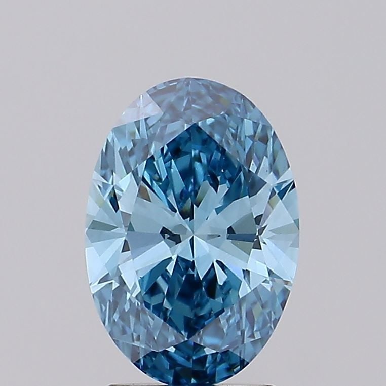 Loose Diamond - OVAL 2.01ct Fancy Vivid Blue VVS2: Loose Diamond - OVAL 2.01ct Fancy Vivid Blue VVS2 Source: This is a real non-mined Diamond that has been grown in a lab Shape: OVAL Carats: 2.01 Color: Fancy Vivid Blue Certification: IGI Video: