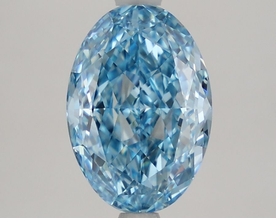 Loose Diamond - OVAL 2.67ct Fancy Vivid Blue VS1: Loose Diamond - OVAL 2.67ct Fancy Vivid Blue VS1 Source: This is a real non-mined Diamond that has been grown in a lab Shape: OVAL Carats: 2.67 Color: Fancy Vivid Blue Certification: IGI Video: