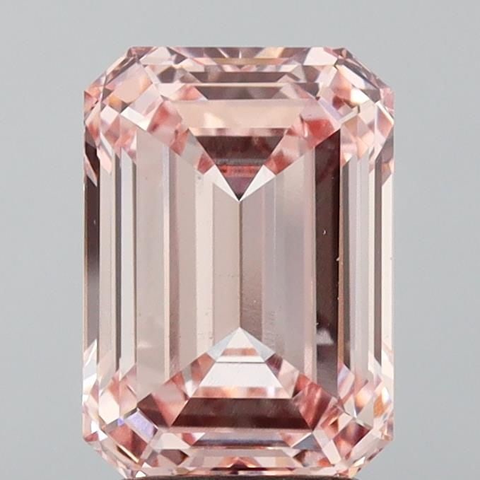 Loose Diamond - EMERALD 3.06ct Fancy Intense Pink VS2: Loose Diamond - EMERALD 3.06ct Fancy Intense Pink VS2 Source: This is a real non-mined Diamond that has been grown in a lab Shape: EMERALD Carats: 3.06 Color: Fancy Intense Pink Certification: IGI Vid
