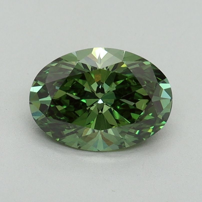 Loose Diamond - OVAL 1.0ct Fancy Vivid Green VS2: Loose Diamond - OVAL 1.0ct Fancy Vivid Green VS2 Source: This is a real non-mined Diamond that has been grown in a lab Shape: OVAL Carats: 1.0 Color: Fancy Vivid Green Certification: IGI Video: